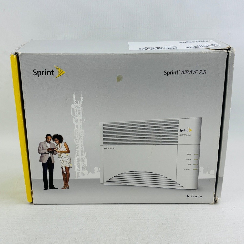 Sprint AIRAVE 2.5 Airvana Femtocell Mobile Signal Booster New Open Box Complete